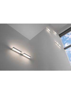 Serien Lighting SML2 Wall 220 Silver satinee / satinee