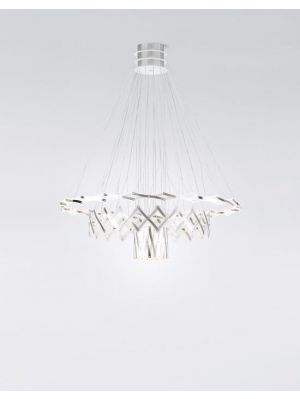 Serien Lighting Zoom LED 3 Elements brushed stainless steel