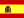 banderą Hiszpanii